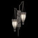 Mirage Two Light Wall Sconce in Midnight Steel/Nickel/Pebble (48|100041-721)