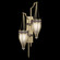 Mirage Two Light Wall Sconce in Soft Gold Leaf/Nickel/Pebble (48|100041-521)