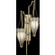 Mirage Two Light Wall Sconce in Soft Gold Leaf/Brass/Coco (48|100041-512)