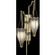 Mirage Two Light Wall Sconce in Soft Gold Leaf/Brass/Pebble (48|100041-511)
