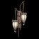 Mirage Two Light Wall Sconce in Bronze/Nickel/Pebble (48|100041-221)
