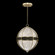 Mirage Three Light Pendant in Soft Gold Leaf/Nickel/Black Knight (48|100038-523)