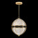 Mirage Three Light Pendant in Gold Leaf/Brass/Black Knight (48|100038-313)