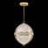 Mirage Three Light Pendant in Gold Leaf/Brass/Coco (48|100038-312)