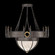Mirage 15 Light Chandelier in Midnight Steel/Brass/Pebble (48|100037-711)