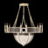 Mirage 15 Light Chandelier in Champagne/Nickel/Pebble (48|100037-621)
