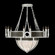 Mirage 15 Light Chandelier in Silver Leaf/Nickel/Black Knight (48|100037-423)