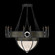 Mirage 15 Light Chandelier in Black Iron/Nickel/Black Knight (48|100037-123)