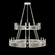 Mirage Chandelier in Silver Leaf/Nickel/Coco (48|100036-422)