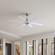 Ariella 64'' Ceiling Fan in Brushed Nickel (101|AN-BN-MWH-64)