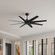 Ariella 64'' Ceiling Fan in Matte Black (101|AN-BK-BK-64)