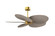 Alessandra TROPICAL 48'' Ceiling Fan in Brushed Brass (101|AKTP-BRBR-GA)