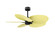 Alessandra Tropical 48'' Ceiling Fan in Matte Black (101|AKTP-BK-YE)