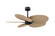 Alessandra Tropical 48'' Ceiling Fan in Matte Black (101|AKTP-BK-LM)