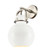 Downtown Urban One Light Wall Sconce in Brushed Brass (405|410-1W-BB-M410-8W)
