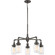 Squire Five Light Chandelier in Rustic Black (10|SQR5005RK)