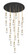 Downtown Urban 21 Light Pendant in Brushed Brass (405|148BK-451-1P-BB-G451-5SM-20)
