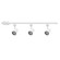 Charge LED Track Luminaire in White (34|H-8010/3-CS-WT)