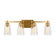 Mercer Four Light Vanity in Burnished Brass (454|VS24304BBS)