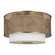 Sawyer Three Light Flush Mount in Blonde Rattan (454|KSF1043BBSBRTN)