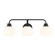 Three Light Bathroom Vanity in Matte Black (446|M80081MBK)