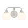 Two Light Bathroom Vanity in Brushed Nickel (446|M80080BN)