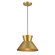 One Light Pendant in Natural Brass (446|M7049NB)