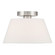 One Light Semi-Flush Mount in Brushed Nickel (446|M60077BN)