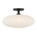 One Light Semi-Flush Mount in Matte Black (446|M60075MBK)