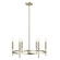 Six Light Chandelier in Brushed Nickel (446|M100140BN)