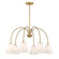 Six Light Chandelier in Natural Brass (446|M100138NB)
