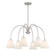 Six Light Chandelier in Brushed Nickel (446|M100138BN)