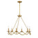 Six Light Chandelier in Natural Brass (446|M100137NB)