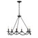 Six Light Chandelier in Matte Black (446|M100137MBK)