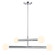 LED Chandelier in Chrome (446|M100133CH)
