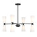Eight Light Chandelier in Matte Black (446|M100126MBK)