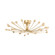 Falkirk 30 Light Semi Flush Mount in Vintage Gold Leaf (70|5430-VGL)