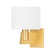 Brampton One Light Wall Sconce in Aged Brass (70|2710-AGB)