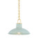 Pottersville One Light Pendant in Aged Brass (70|1914-AGB/CMC)