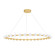 Linus LED Chandelier in Vintage Brass (68|484-60-VB)
