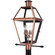 Rue De Royal Four Light Outdoor Post Mount in Aged Copper (10|RO9014AC)