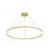 Cerchio LED Pendant in Brushed Gold (347|PD87160-BG-UNV-010)