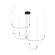 Talis LED Pendant in Black (347|MP89570-BK-UNV)