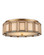 Daze LED Flush Mount in Antique Brass/White (142|9999-0077)