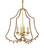 Nimes Four Light Chandelier in Natural Rope/Contemporary Gold Leaf (142|9000-1247)