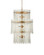 Electra Collection Nine Light Chandelier in Clear / Antique Brass (142|9000-1235)
