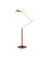 Libretto LED Floor Lamp in Antique Brass/Brownish Red (142|8000-0162)