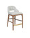 Inga Counter Stool in Morel Brown/Brushed Brass/Greenlight Powder (142|7000-0822)