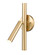 Forest LED Wall Sconce in Modern Gold (224|919-3S-MGLD-LED)