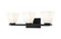 Annalise Three Light Vanity in Matte Black (224|7514-3V-MB)